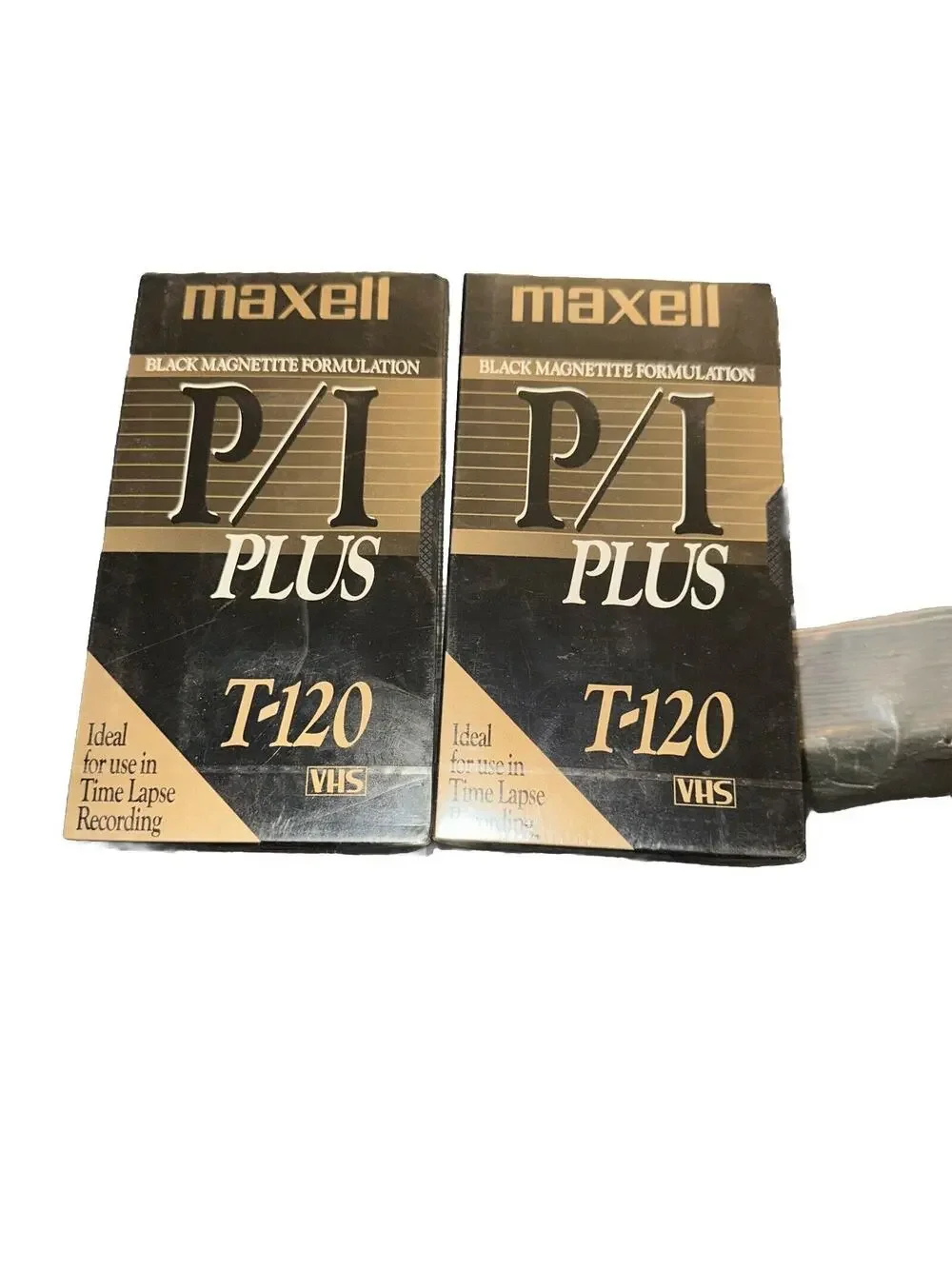 Maxell P/I Plus T-60 unopened vhs tapes Lot Of 2 New